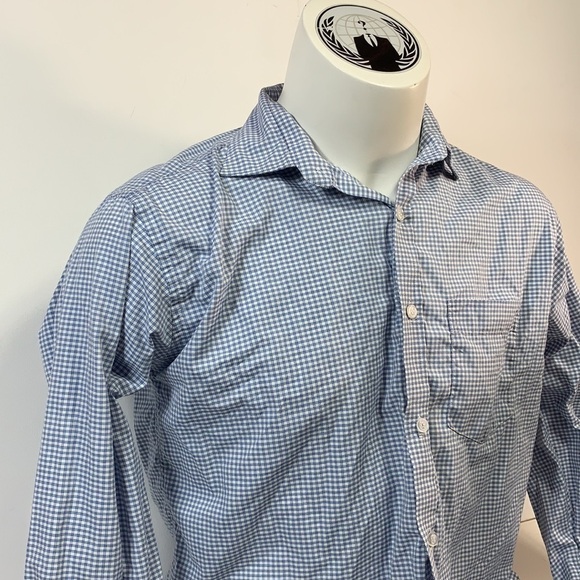 Tommy Hilfiger Blue Collared Button Up Dress Shirt - Picture 2 of 5